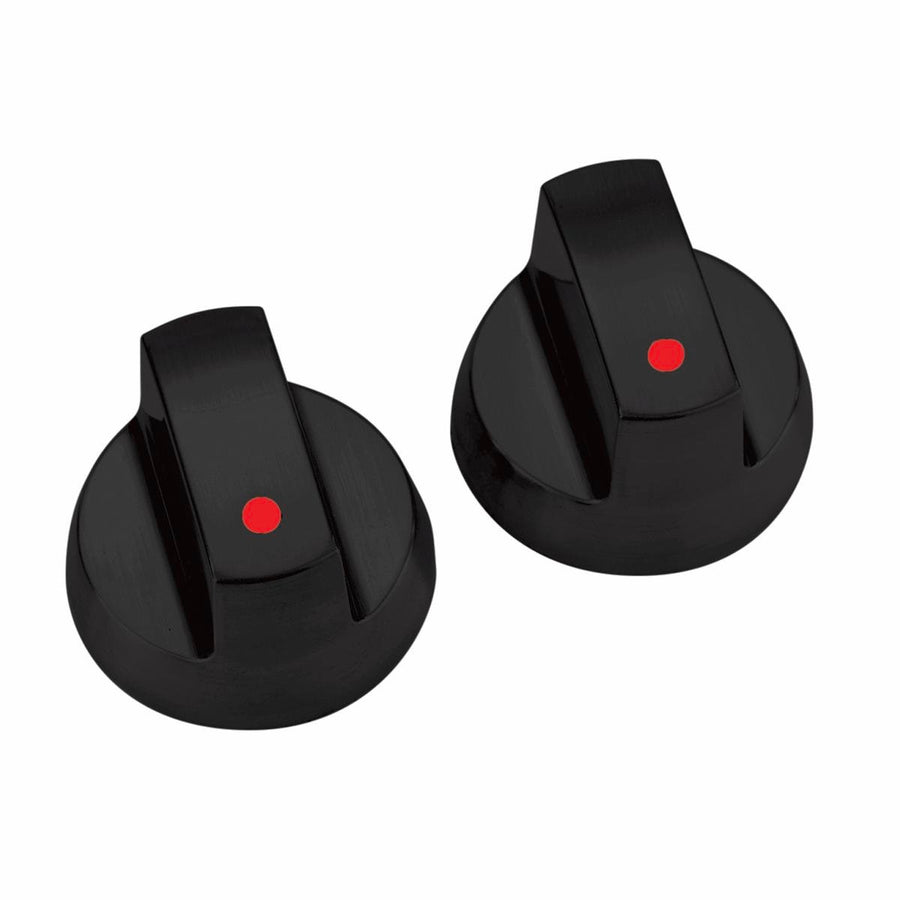 Gasmate Replacement BBQ Knobs - 2 Pack - Black - Plastic - Durable - SuperSaverAU - view 1