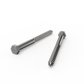 Zenith Hex Head Coach Screws M10 x 130mm Stainless Steel 12 Pack - SuperSaverAU - view 2