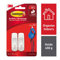 Command Small Hooks - 2 Pack - Plastic - Damage-Free Hanging - SuperSaverAU - view 2