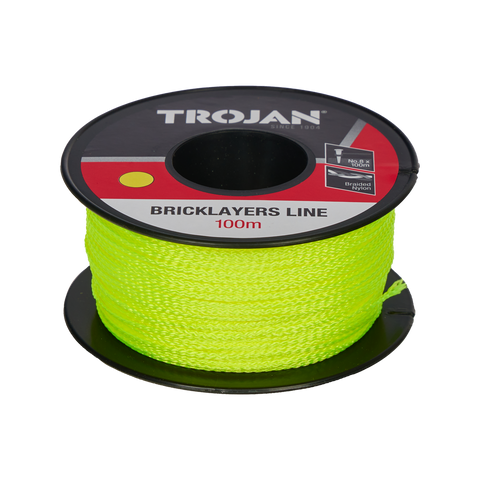 Trojan Brickline - 100m Green No 8 - Durable Nylon for Fencing & Landscaping - SuperSaverAU - view 1