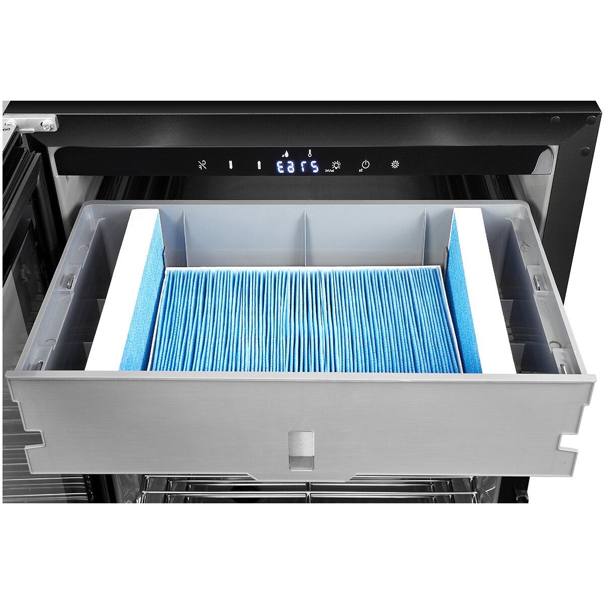 KingsBottle 98L Under Counter Steak and Meat Ager - Black, Right Hinge, Glass Door - KB50SA-FG-RHH