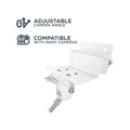 Orion Security Camera Mount Clamp - 360° Swivel - 90° Tilt - White - SuperSaverAU - view 2