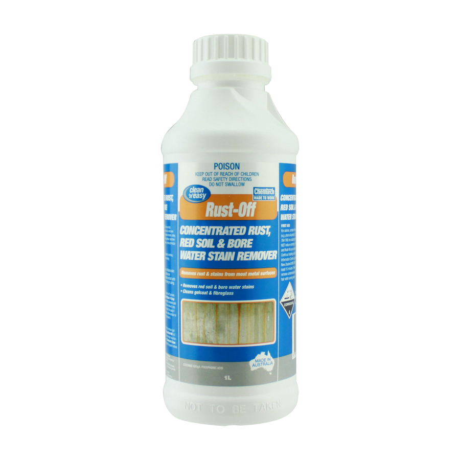 Chemtech 1L Rust Off Remover - Rust Remover - 1L - Chemical - Effective Cleaning - SuperSaverAU - view 1