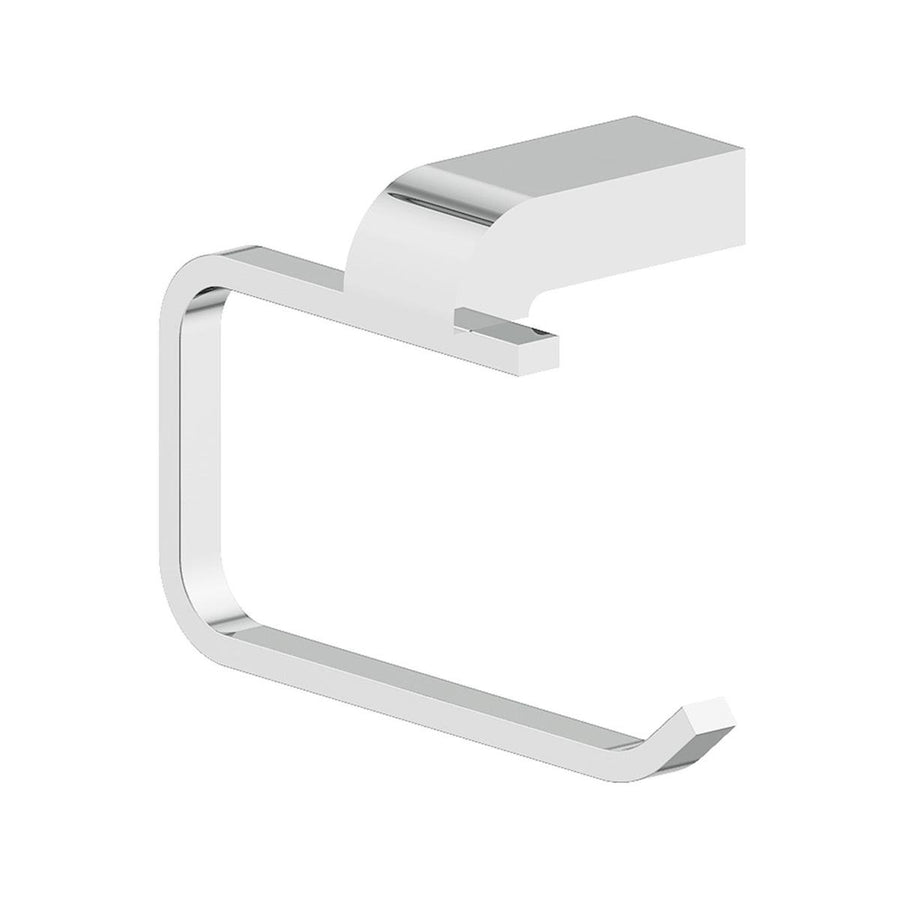 Gareth Aston Chrome Bath Access Toilet Roll Holder - Brushed Nickel - 146mm x 99mm x 70mm - Modern Design - SuperSaverAU - view 1