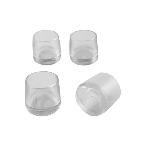 Surface Gard Clear Round Chair Tip 16mm Plastic Reduces Noise - SuperSaverAU - view 1