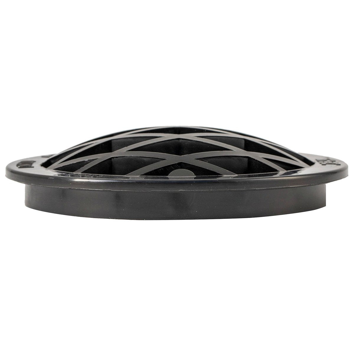Deks Domed Grate - 100mm - PVC - Black Push-Fit - SuperSaverAU - view 3