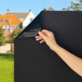 Pillar 0.9 x 2m Plain Black Adhesive Blackout Window Film