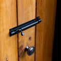 Taskmaster 100mm Matte Black Solid Brass Barrel Bolt