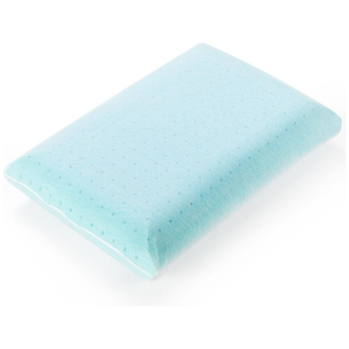 Zinus Cooling Gel Memory Foam Pillow - Ventilated Airhole Design, Cool-Touch Cover - AU-PPAAT2-05S