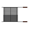 Tramontina Churrasco Black BBQ Grill - Nitrocarburized Carbon Steel - Wood Handles - 26494000