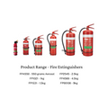 Firepro Aerosol Fire Extinguisher - 550g - Lightweight - Wall Mountable - SuperSaverAU - view 2