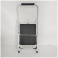 L.T. Williams 2 Step Ladder - White Powder Coated Steel - 150kg Load Capacity - 9755