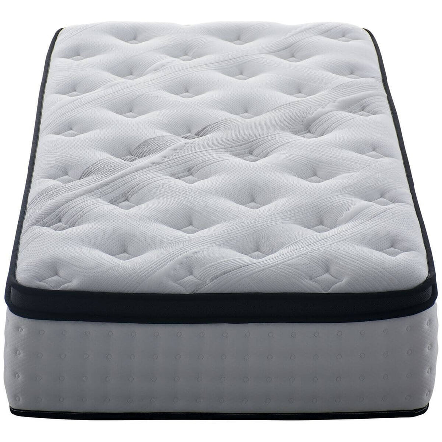 Ostro Furniture Serena Plush Single Mattress - 25cm Pocket Springs - Reinforced Edge - 35000000