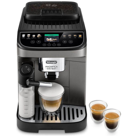 DeLonghi Magnifica Evo Next Fully Automatic Coffee Machine - Titanium Black - 13 Recipes - ECAM31080TB