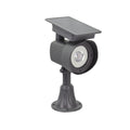 Luxzone 35cm LED Solar Spot Light - 120 Lumens - Aluminium - Grey - Outdoor - SuperSaverAU - view 3