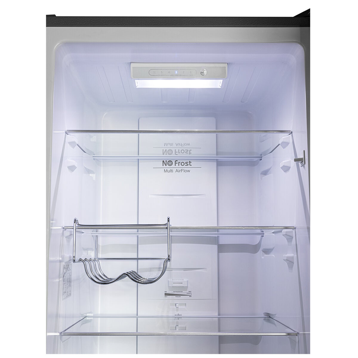 CHiQ 231L bottom mount fridge - silver finish, total frost free, 4 star energy rating - CBM230NS3