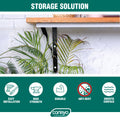 Carinya 350 x 350mm Galvanised Heavy Duty Brace Stay Bracket, 500kg Capacity, Indoor/Outdoor