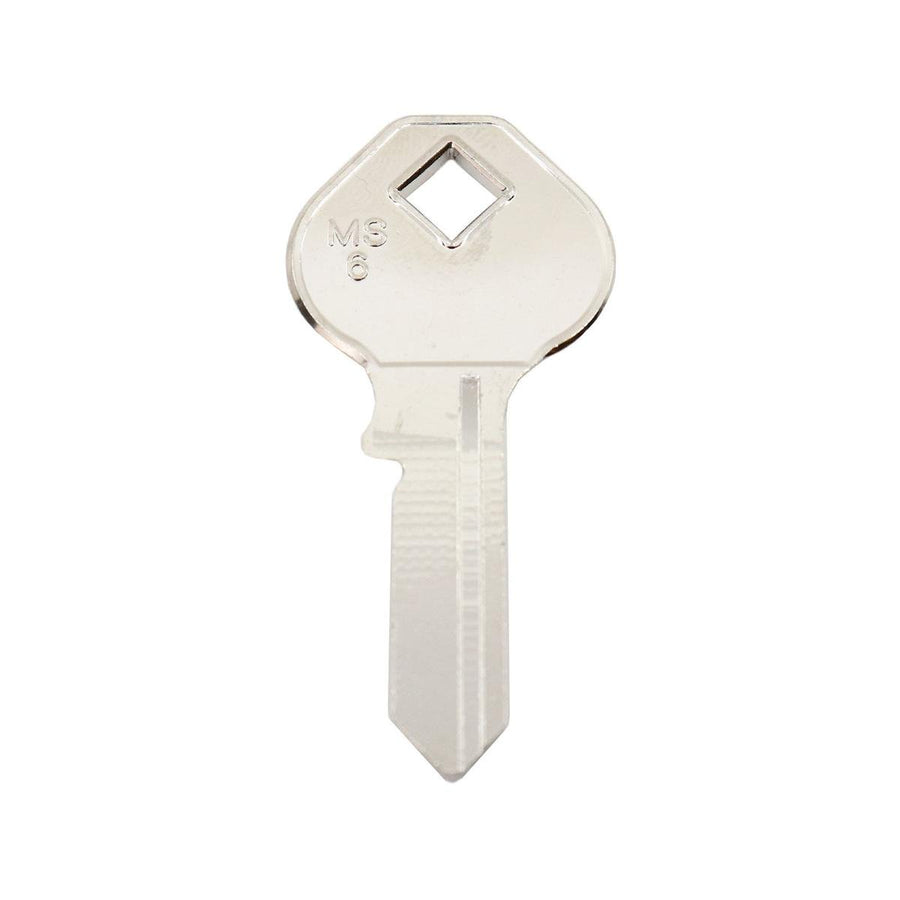 Ehi ms6 Silver Blank Key - Key Blank for House, Padlock, Locker - SuperSaverAU - view 1