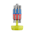 Ryobi 35 Piece Quick Change Ratcheting Driver - 180° Pivoting Head - Compact Design - SuperSaverAU - view 5
