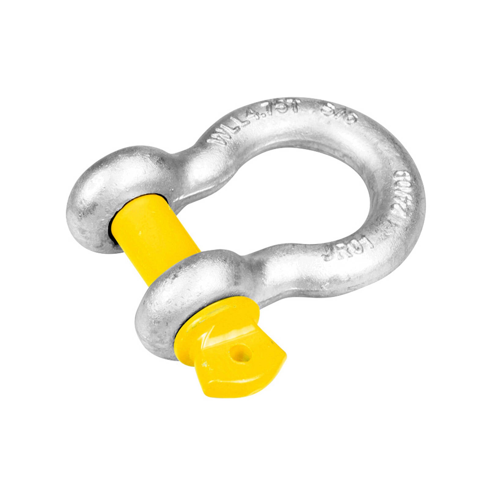 Pinnacle 19mm Galvanised Steel Bow Shackle - 4750kg Rated Heavy Duty Shackle