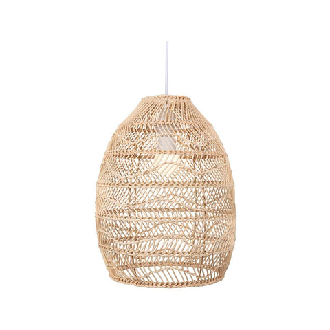 Brilliant Anji Rattan Pendant Light - 32cm - DIY Installation - Coastal Style - SuperSaverAU - view 1