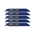 Irwin Bi Metal Reciprocating Saw Blade 5 Pack 6" 10tpi Black - SuperSaverAU - view 3