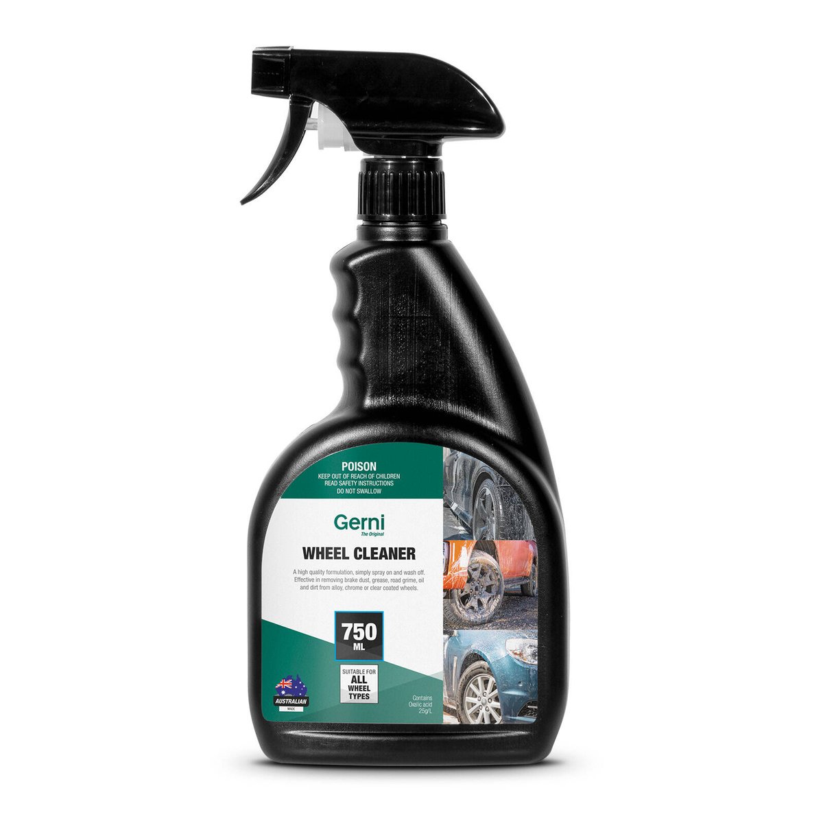 Gerni Wheel Cleaner 750ml - Effective Brake Dust & Grime Remover - SuperSaverAU - view 1