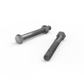 Zenith M12 x 100mm Hot Dip Galvanised Hex Head Bolt & Nut - 4.6 Grade Steel