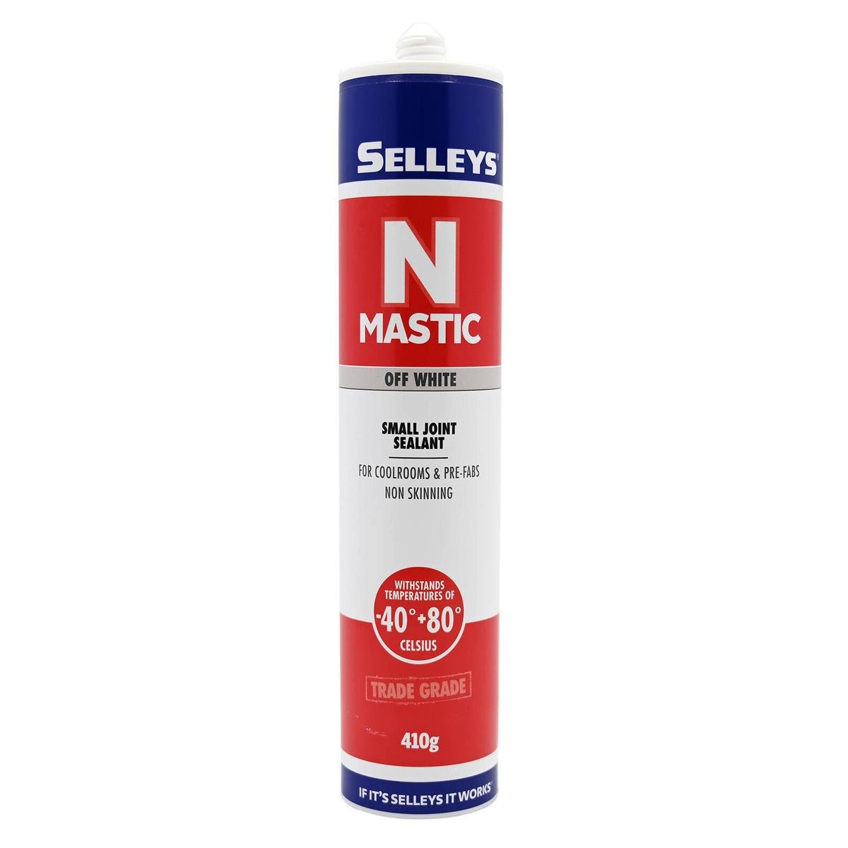 Selleys N Mastic Sealant 410g Off White - Solvent Based - Flexible - SuperSaverAU - view 1