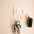 Taskmaster 63mm Weather Resistant Steel Key Ring 4 Pack