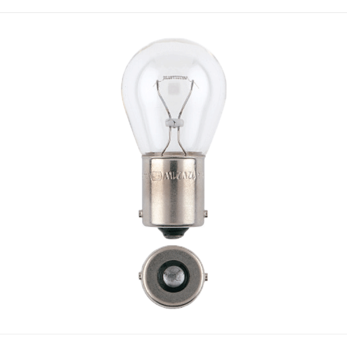 Narva Incandescent Globe - 12V 21W - BA15s - Clear - 2 Pack - SuperSaverAU - view 1