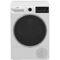 Beko 10kg hybrid heat pump dryer with steam - 9 star energy rating, Wi-Fi, 14 programs - BDPB104HW