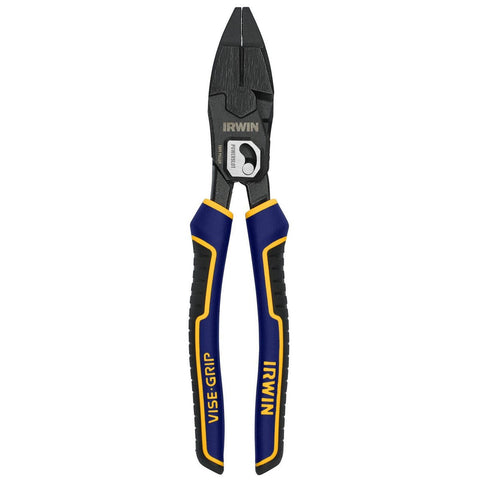 Irwin 240mm Linesman Pliers iwht84000 - Red and Black - Durable Gripping & Cutting - SuperSaverAU - view 1