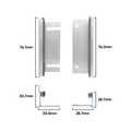 Rolltrak Aluminium Door Guide - 30mm Size - Easy Installation Benefit - SuperSaverAU - view 2