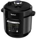Tefal Home Chef Smart 6L Multicooker - 15 Pre-Set Programs, Fast Pressure Cooking, Black - CY601