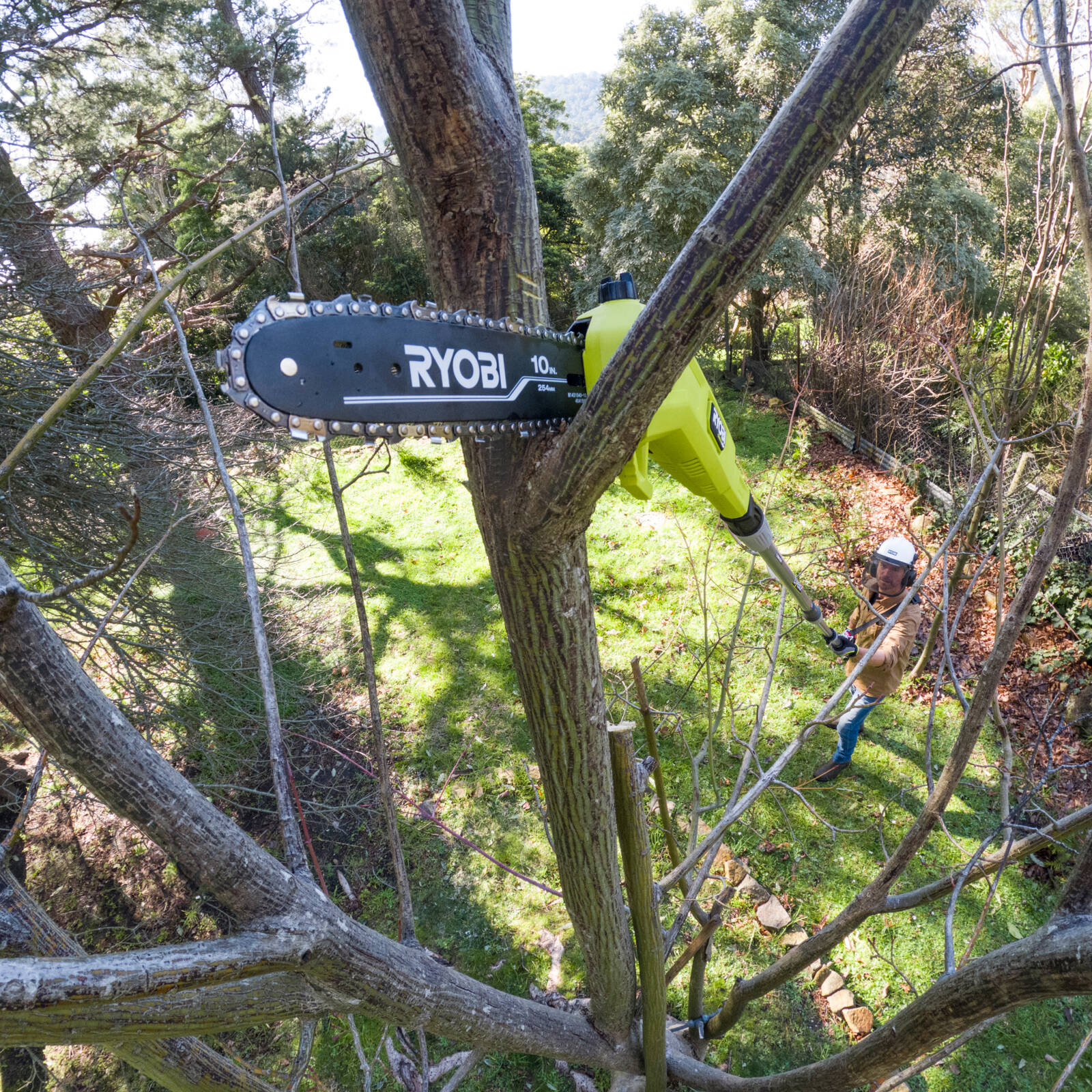 Ryobi 18V ONE+ EZ Reach HP 10" Pole Pruner Attachment, Tool Only