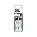 Pinnacle White Countersunk Timber Screw 5 x 50mm 20 Pack Durable - SuperSaverAU - view 2