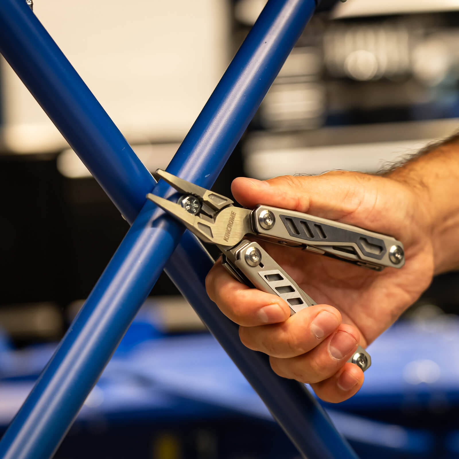 Kincrome 15 Function Stainless Steel Multi-Tool with Locking Tools