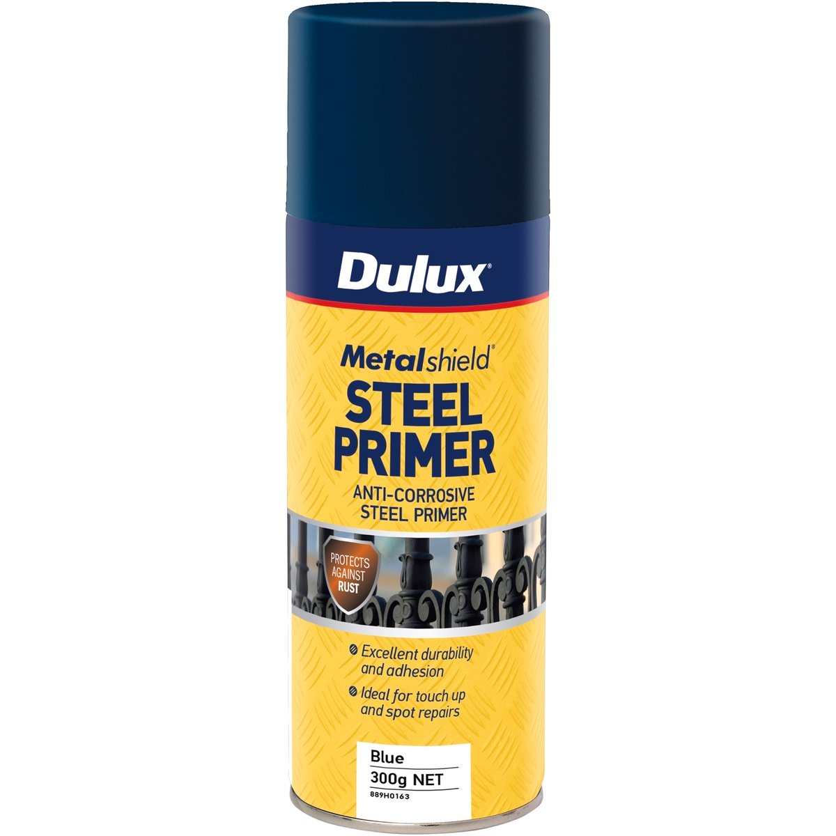 Dulux Metalshield Steel Primer Spray 300g Blue Anti-Corrosive - SuperSaverAU - view 2