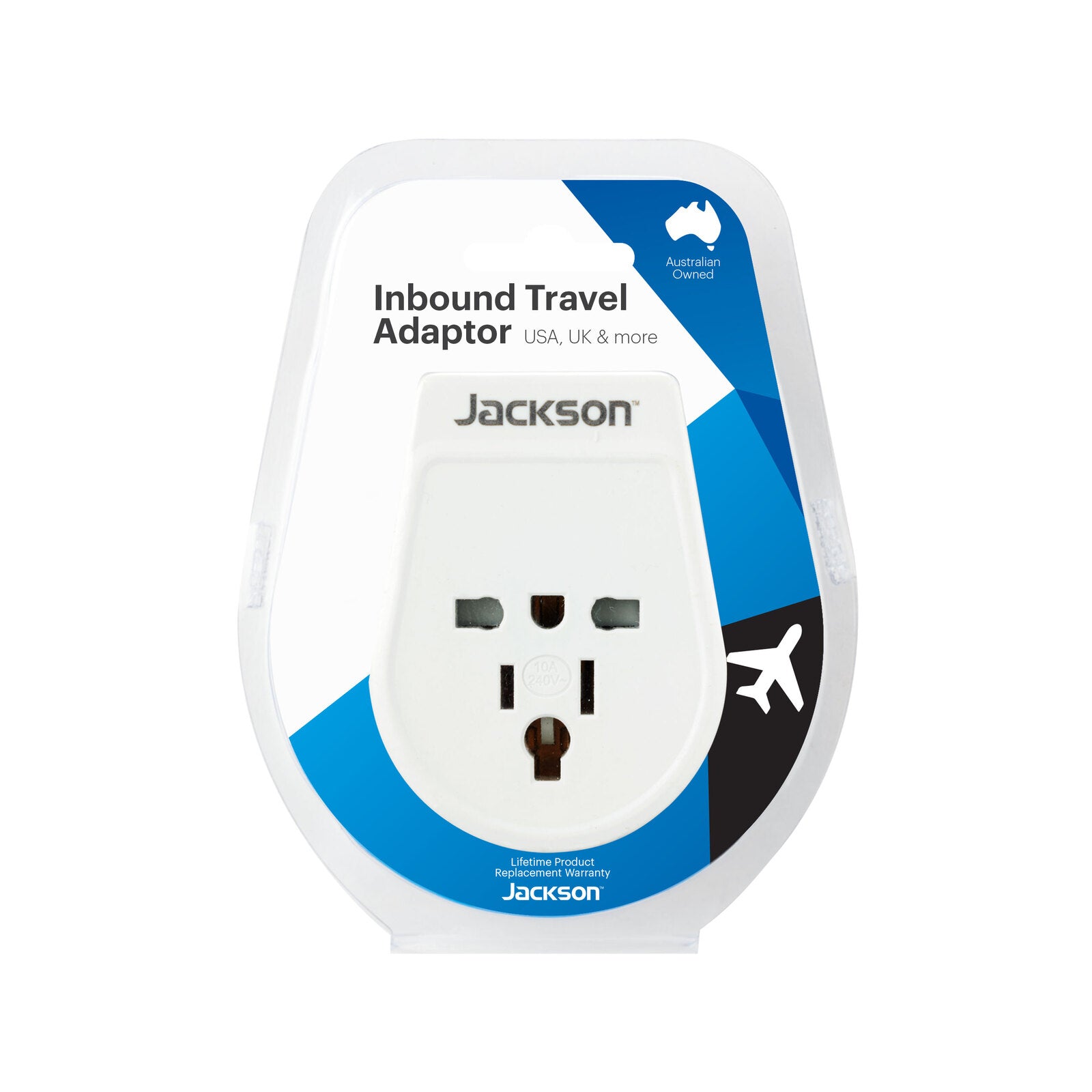 Jackson USA UK & More Inbound Travel Adaptor PTA878M
