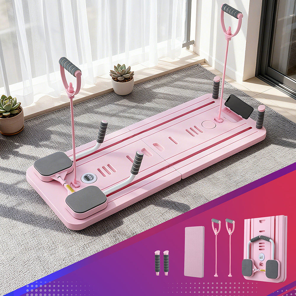 Everfit Multi Functional Fitness Board - Full Body Exercise, 106 x 41 x 3 cm, Pink - SuperSaverAU - view 8
