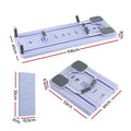 Everfit Pilates Reformer Abdominal Exercise Board 106x41cm Purple, Foldable - SuperSaverAU - view 2
