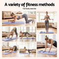 Everfit Pilates Reformer Abdominal Exercise Board 106x41cm Purple, Foldable - SuperSaverAU - view 4