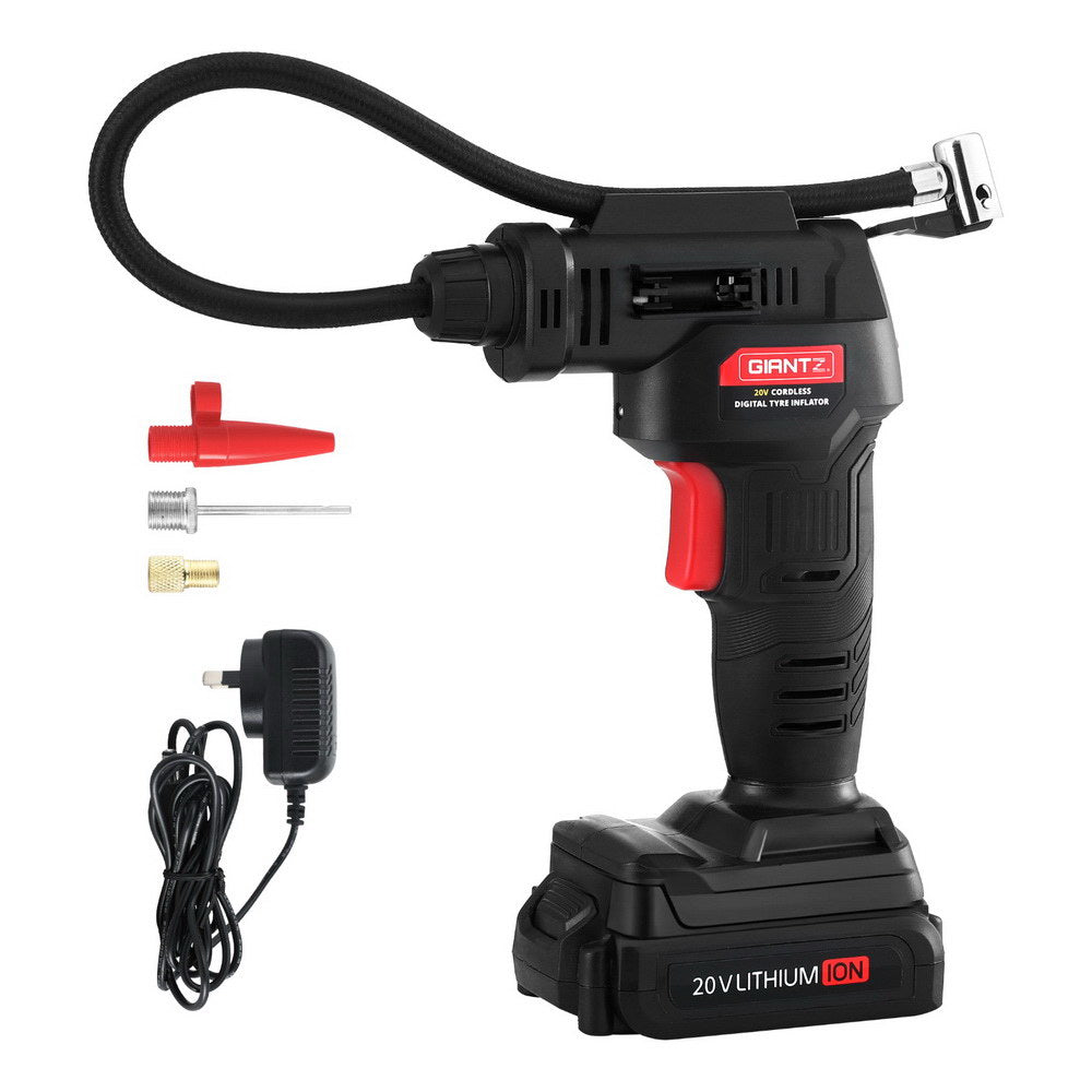 Giantz 20V Air Compressor 120PSI Electric Portable Air Inflator LED Light - SuperSaverAU - view 1