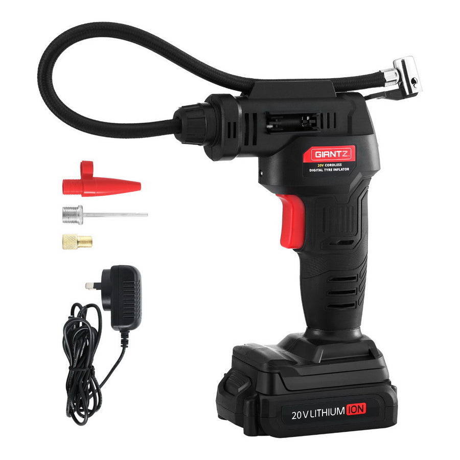 Giantz 20V Air Compressor 120PSI Electric Portable Air Inflator LED Light - SuperSaverAU - view 1