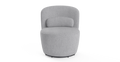 Brosa Ada Swivel Accent Chair (Gainsboro Grey)