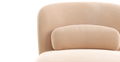 Brosa Ada Swivel Accent Chair (Almond Spice)