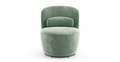 Brosa Ada Swivel Accent Chair (Russian Sage)