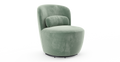 Brosa Ada Swivel Accent Chair (Russian Sage)