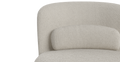 Brosa Ada Swivel Accent Chair (Seashell White)